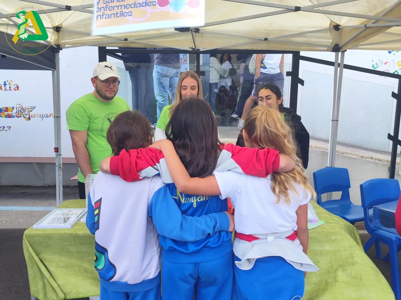 Stand de Aldis en una jornada de sensibilización